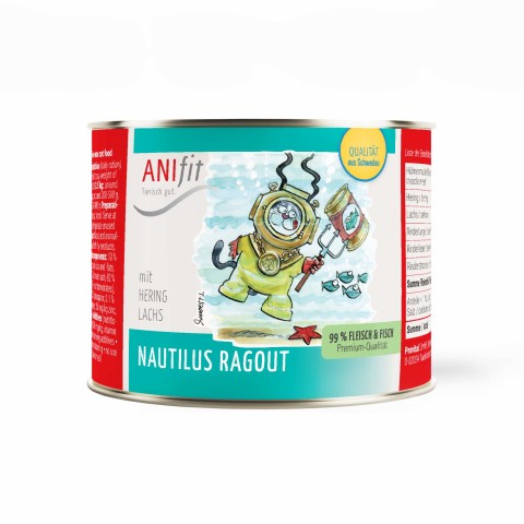 Katze Nassfutter Nautilus Ragout 200g 6 Stück -1- Anifit